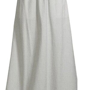 Eileen Fisher Silver Maxi A-Line Skirt